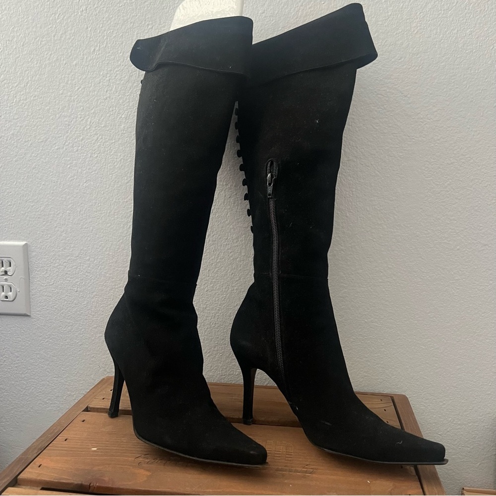 VINTAGE STUART WEITZMAN TALL BOOTS SIZE 8 - Picture 2 of 5